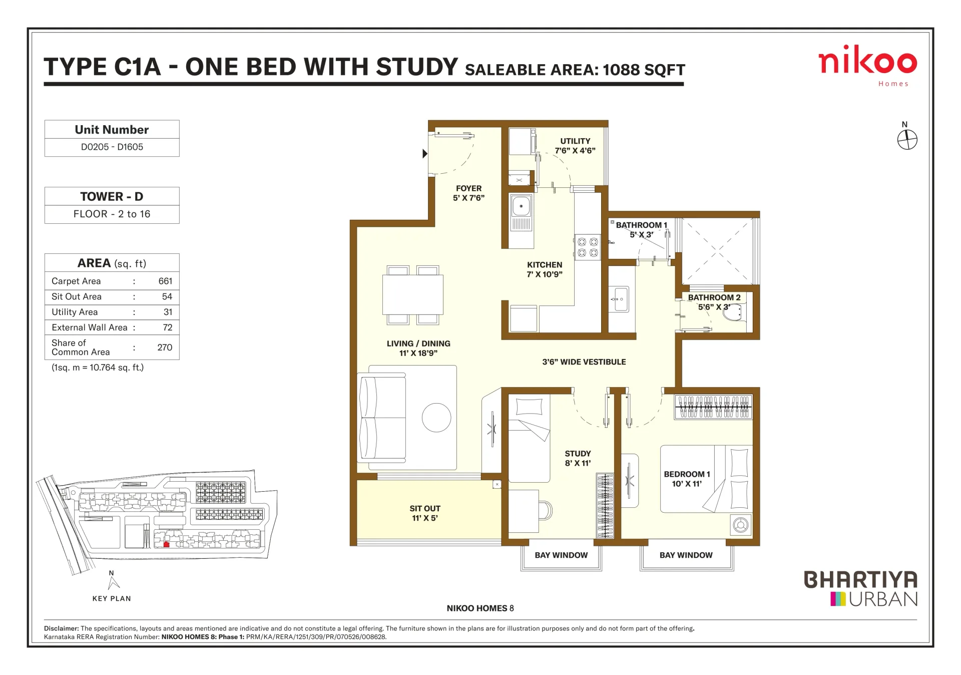 1.5 BHK